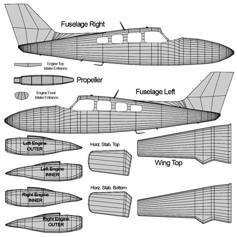 Roblox Plane UV Map Template के लिए छवि परिणाम