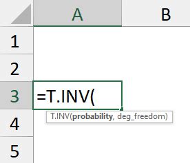 Toradh íomhá ar How to Calculate T Crit in Excel