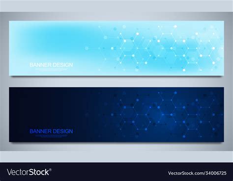 Banner design templates and headers for site Vector Image