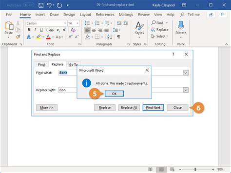 Toradh íomhá ar Word Doc Find and Replace