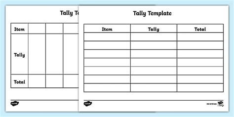 Image result for Plain Tally Chart