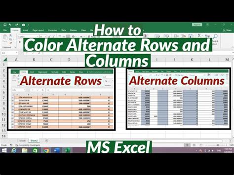 Image result for How to Add Alternate Rows in Excel