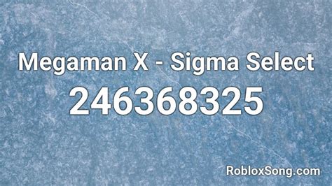 Image result for Sigma Song Roblox ID