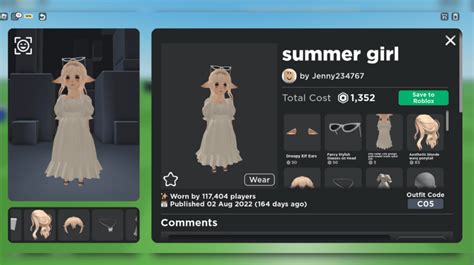 Summrs Roblox Avatar に対する画像結果