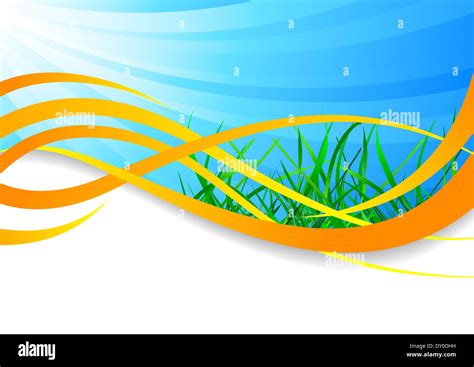 Vector spring background; clip-art Stock Photo - Alamy