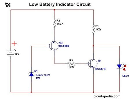 Image result for Low Battery Circuit