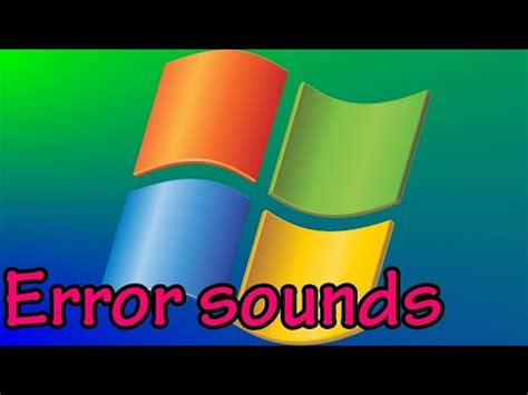 Image result for Windows XP Error Sound Variations