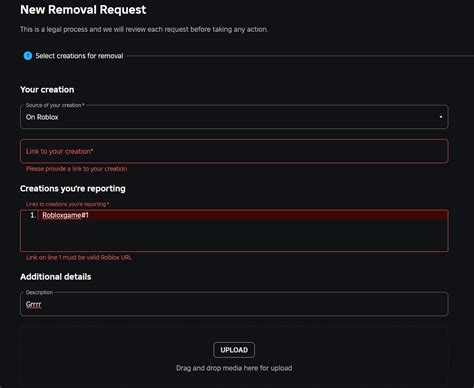 Toradh íomhá ar Roblox DMCA