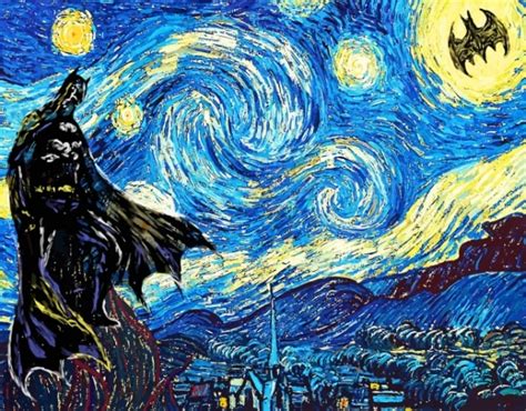 Image result for Batman Starry Night