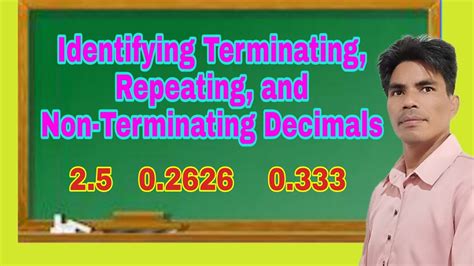 Image result for Terminating vs Non Terminating Decimal