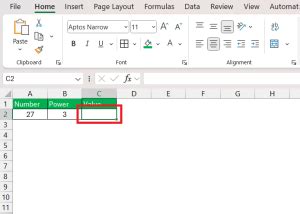 How to Write the N Root in Excel に対する画像結果