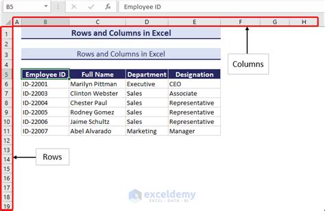 Difference Between Row and Column Excel に対する画像結果