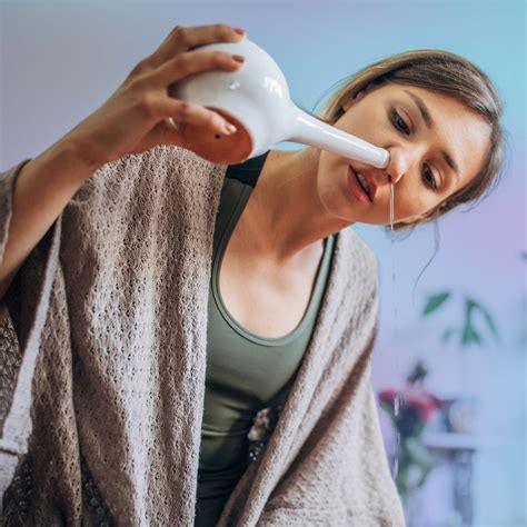 Image result for Using a Neti Pot