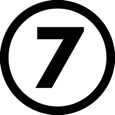 Afbeeldingsresultaten voor Number 7 Icon