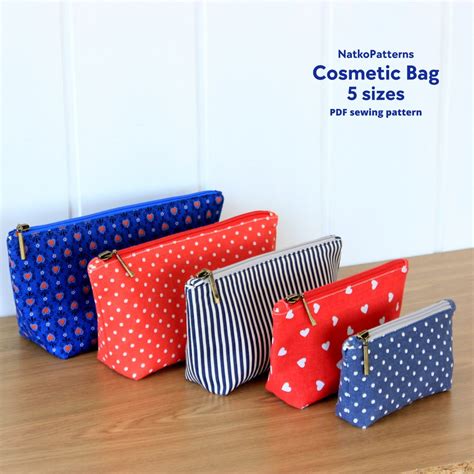 Toradh íomhá ar Cosmetic Bag Sewing Pattern