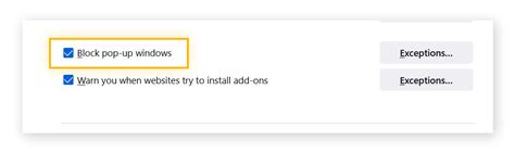 Image result for Block Pop-Ups Firefox Android