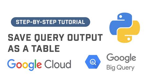 BigQuery Tutorial for Python PDF に対する画像結果