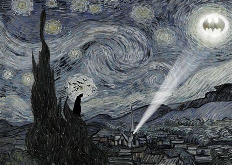 Image result for Batman Starry Night
