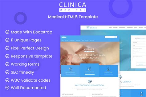 Image result for Clinica React Template