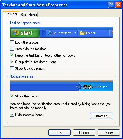 Windows XP Taskbar Tutorial に対する画像結果
