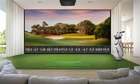 Afbeeldingsresultaten voor Using a Regular Projector Screen for Golf Simulator