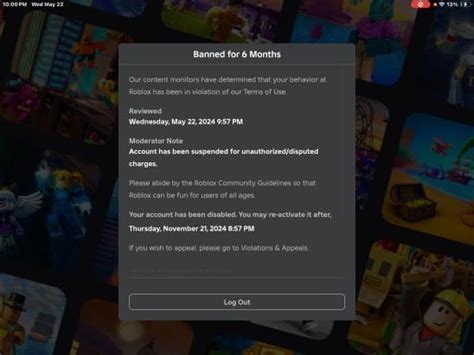 Image result for Roblox Ban Notification Prank