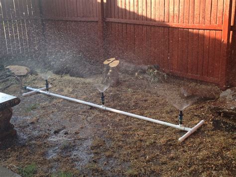 Image result for Above Ground PVC Sprinkler System