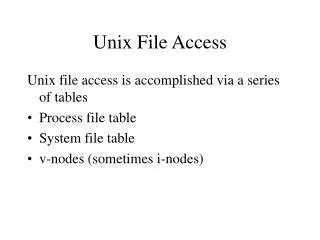 Unix File Format に対する画像結果