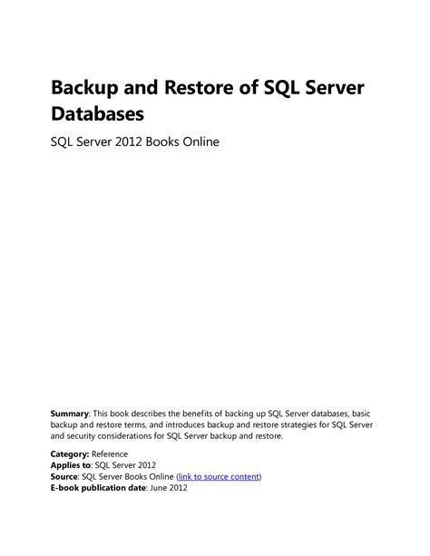 Image result for SQL Server Backup and Restore