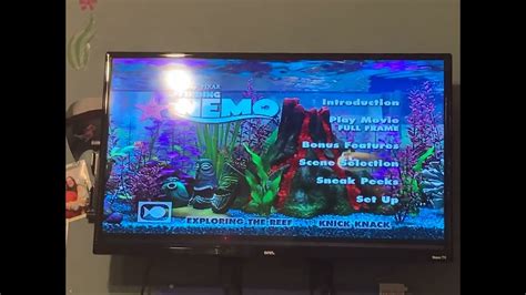 Image result for Finding Nemo 2003 Dvd Menu Walkthrough