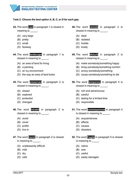 Image result for English Language Test Examples