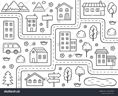 Afbeeldingsresultaten voor Street Map Template