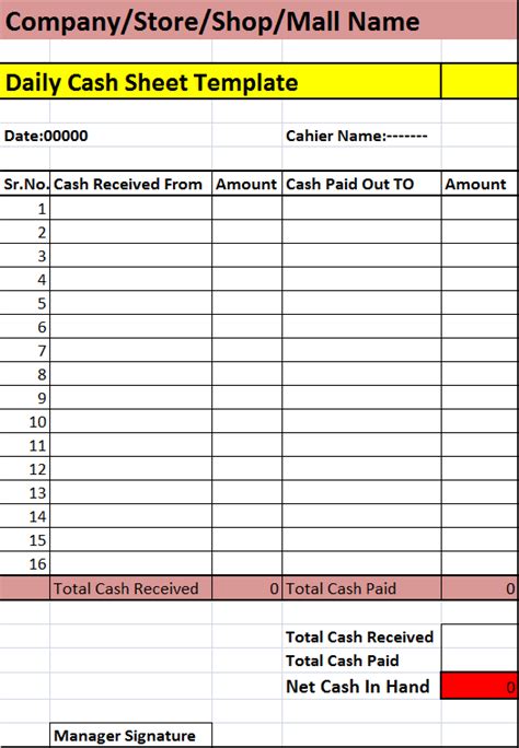 Image result for Daily Cash Position Report Template