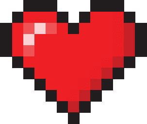 Image result for 8-Bit Heart Graphic PNG