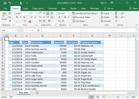 Image result for Excel Tables with Excel Sheet