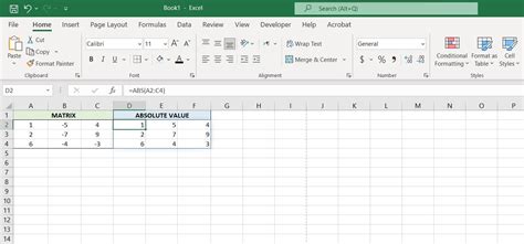 How to Find Absolute Value in Excel に対する画像結果
