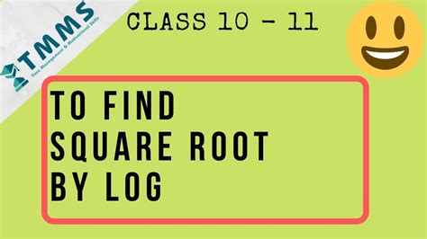 Square Root Log Table に対する画像結果