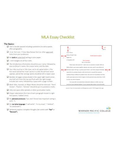 MLA Essay Format Sample に対する画像結果