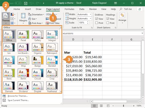 How to Change Excel Theme に対する画像結果