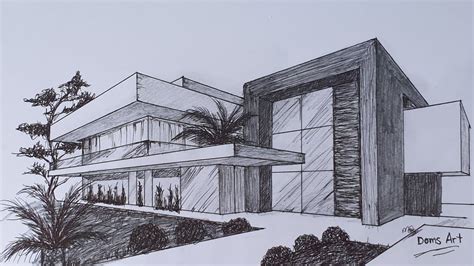 Image result for Perspective Drawing of a House