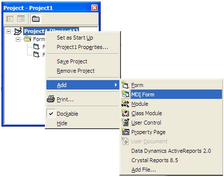 Image result for VB6 No MDI