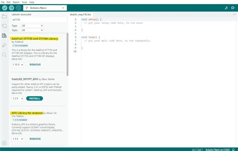 Image result for ST7735 Arduino