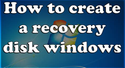 Image result for Windows 7 Recovery Disk