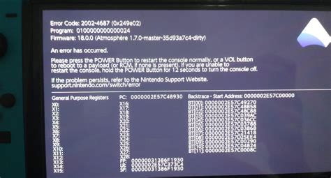 Image result for Nintendo Switch Crash Error