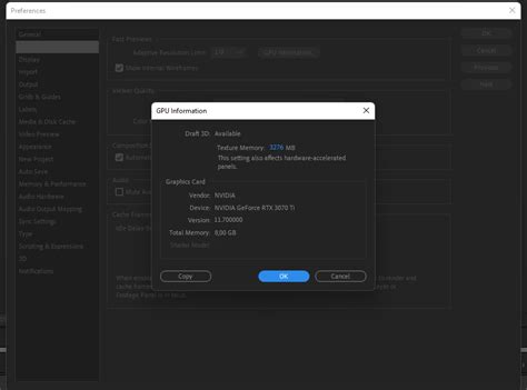 Toradh íomhá ar After Effects Not Using GPU While Rendering