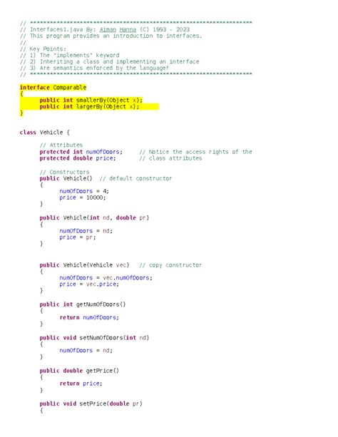 Afbeeldingsresultaten voor Interface Code Sample