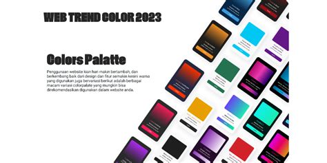 Color palatte Web Design trend 2023 by Rafial | Figma