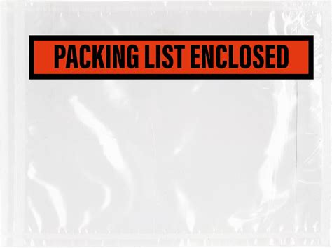 Toradh íomhá ar Packing Slip Pouch