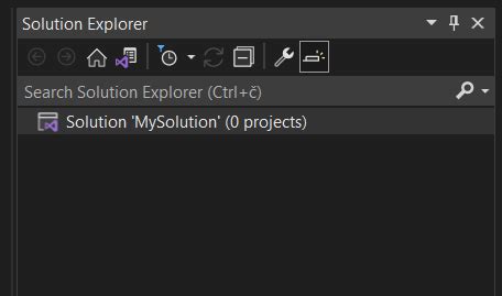 Image result for Open .Net Projct Visual Studio but Empty