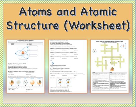 Image result for Basic Atomic Structure Worksheet Answers